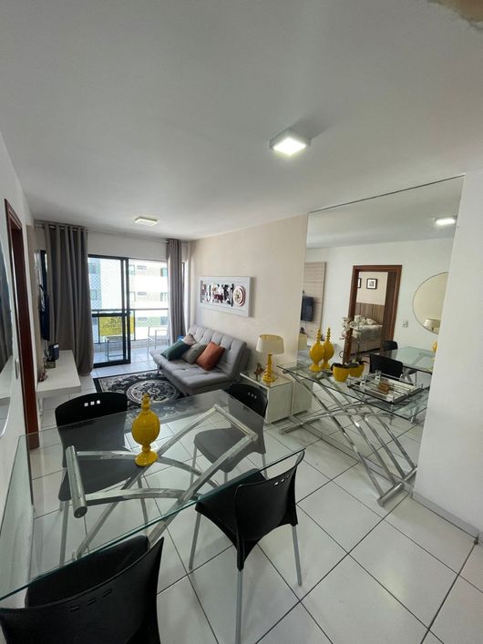 Apartamento quarto e sala com varanda