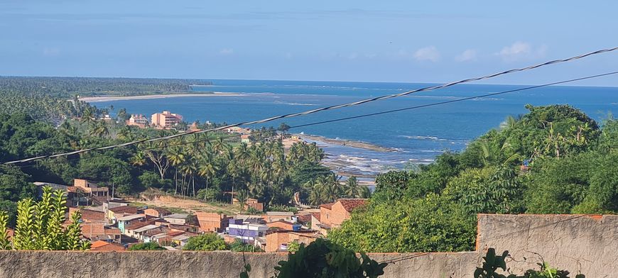 Vista mar do alto