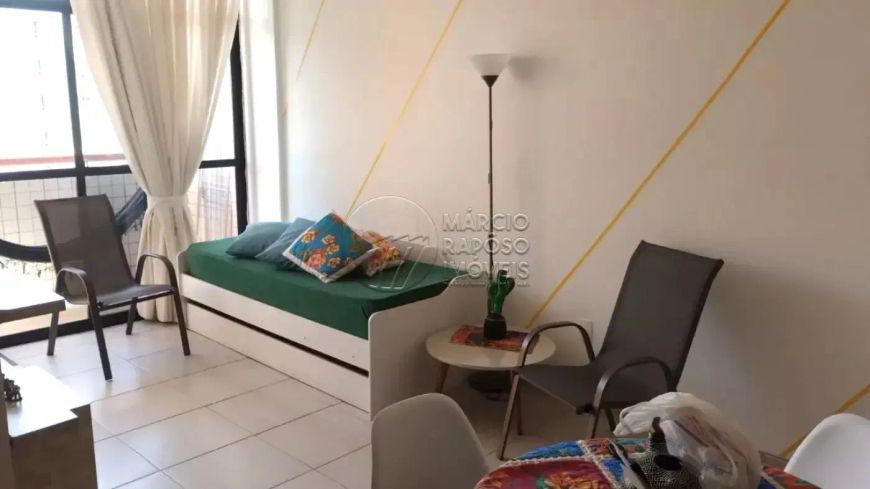 Quarto e Sala Nascente Mobiliado à Venda – 42m² – Edifício Refuge – Ponta Verde