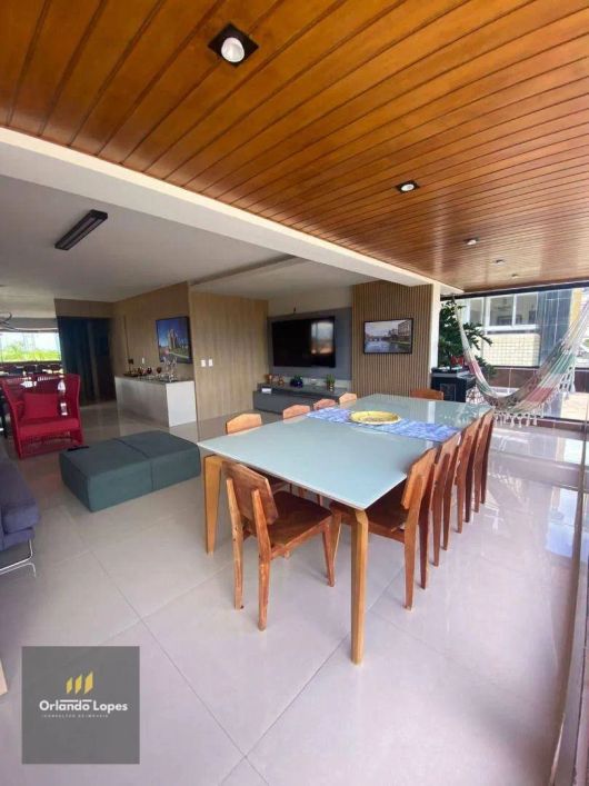 Beira mar! Apartamento com 4 dormitórios à venda, 250 m² por R$ 2.200.000 - Pajuçara - Maceió/AL