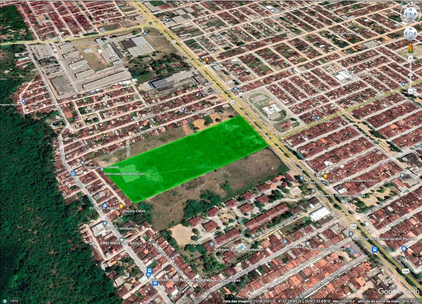 Área para locação