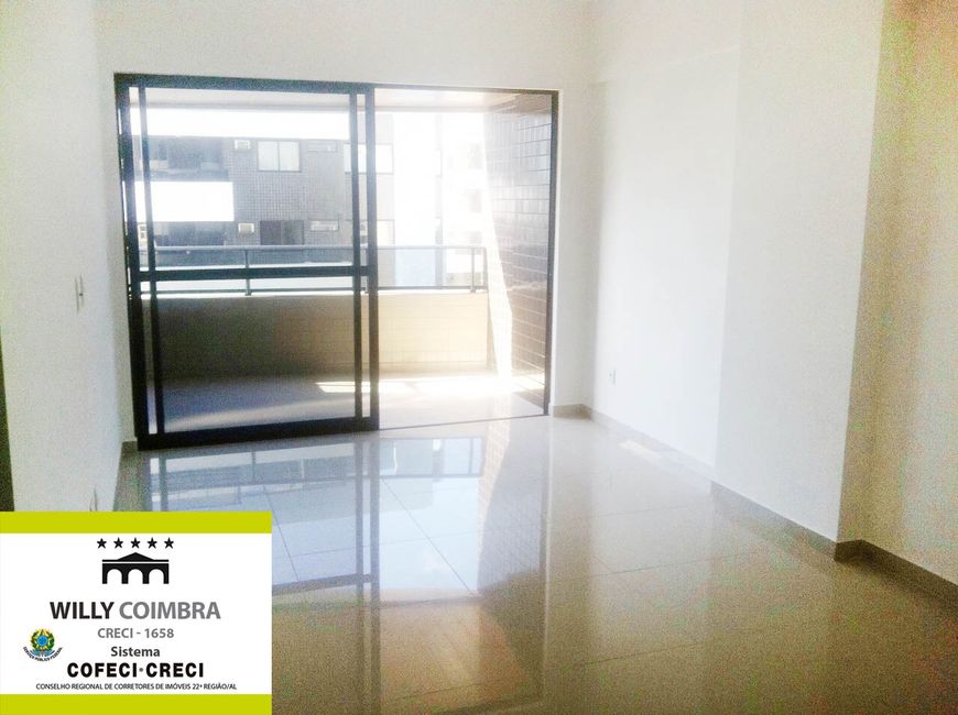 Apartamento novo de alto padrão em Maceió, Nascente, oitavo andar, em rua nobre da Ponta Verde!