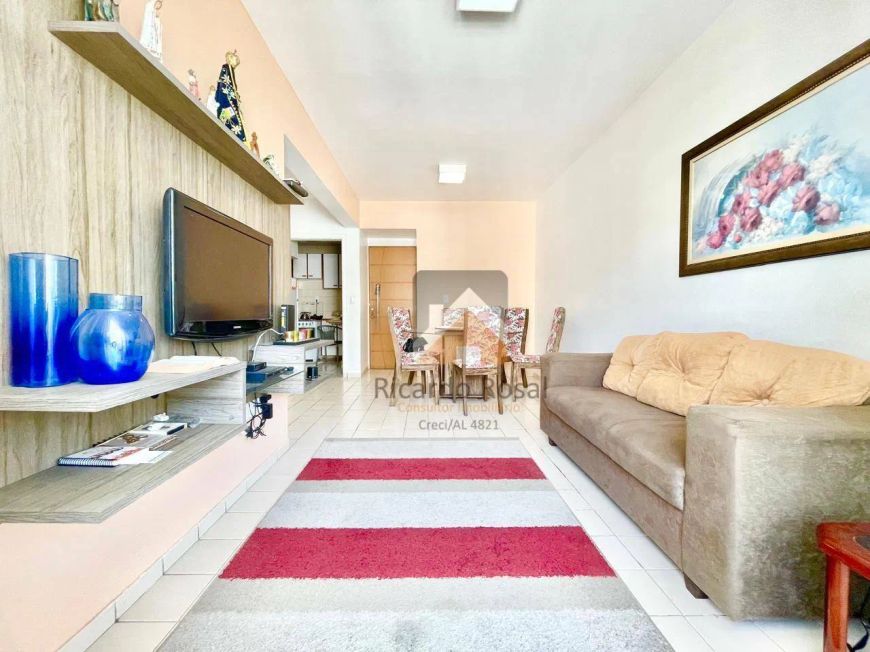 Apartamento na Jatiúca c/ 3 quartos, varanda e 80m²!!!