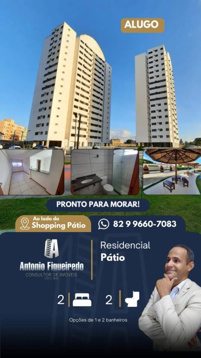RESIDENCIAL PÁTIO 2 QUARTOS MOBILIADO NASCENTE