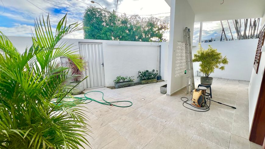 casa em condomínio fechado na serraria com 3 quartos