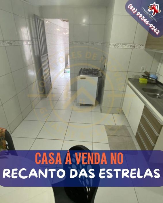 CASA À VENDA NO RECANTO DAS ESTRELAS - 242 MIL