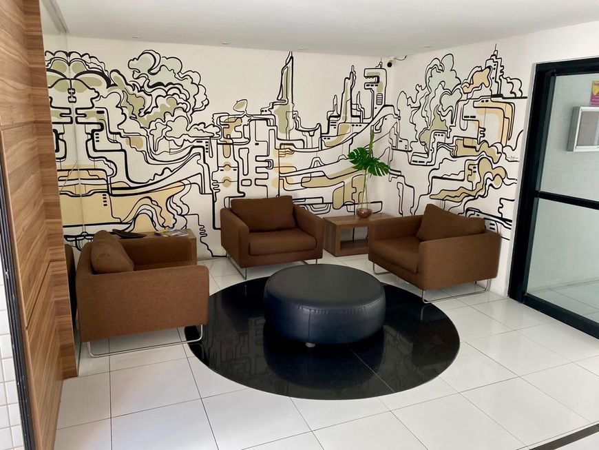 Quarto e sala Mobiliado 42 metros em Ponta Verde - Maceió - AL