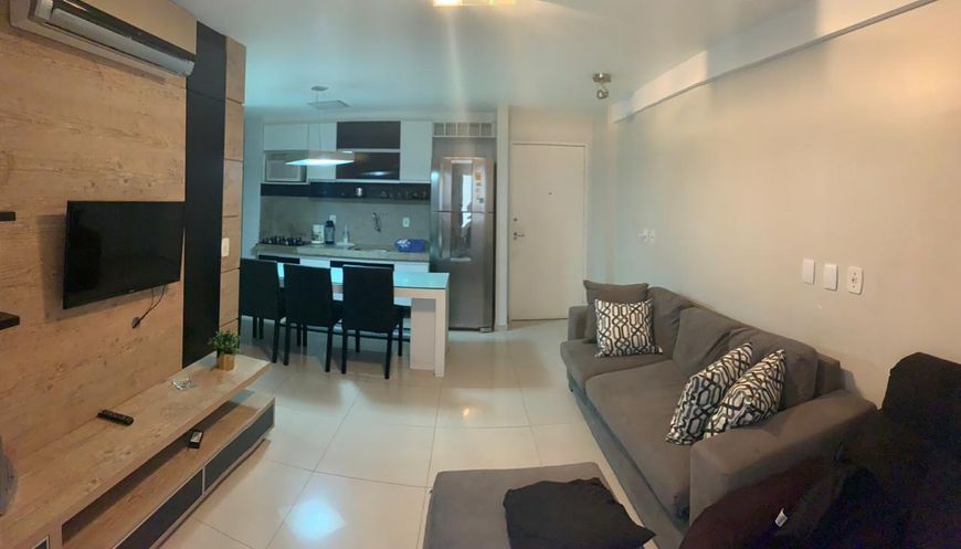 Apto, 1 q, c/ varanda, mobiliado, A Lazer, condomínio baixo a 300 m Praia P Verde/Jatiuca