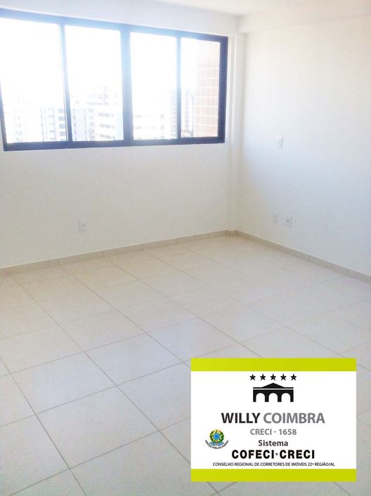 Apartamento novo, alto padrão em Maceió, a 3 quadras da orla Ponta Verde, Andar alto, Nascente