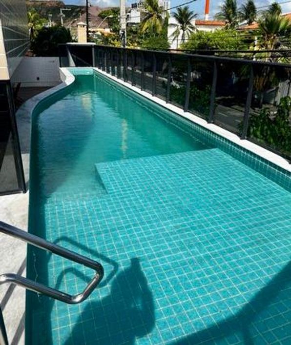 Apartamento quarto e sala mobiliado próximo da praia de Cruz das Almas