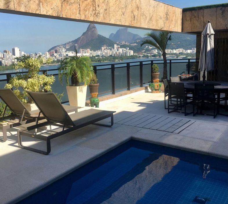 LAGOA - EPITÁCIO PESSOA - COBERTURA - 445 M - 4 STES - 4 VGS - VISTA MARAVILHOSA!!!!