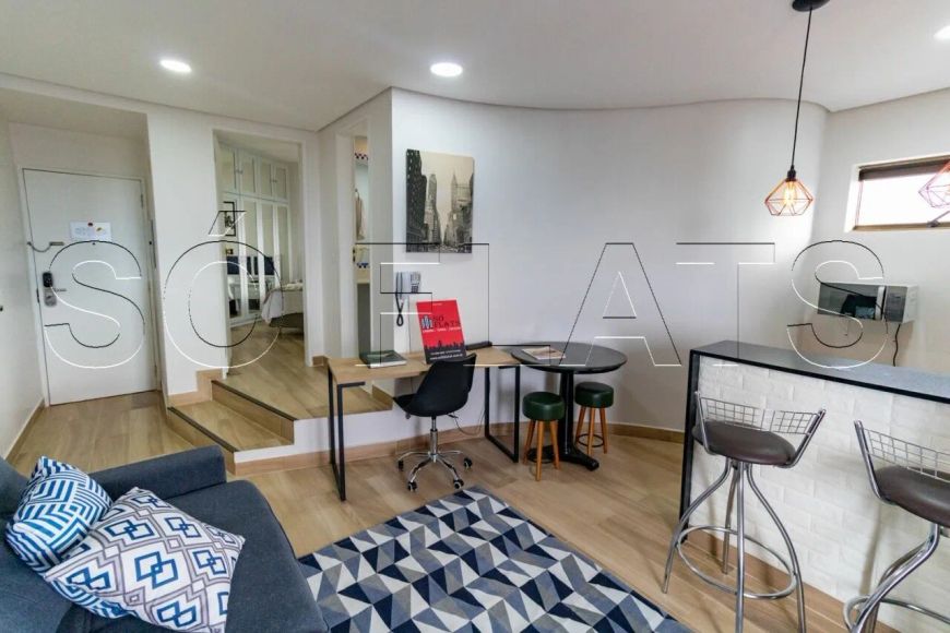 Flat na Bela Vista próximo da Av Paulista, MASP e Pq Trianon. Com entrada imediata e sem fiador.