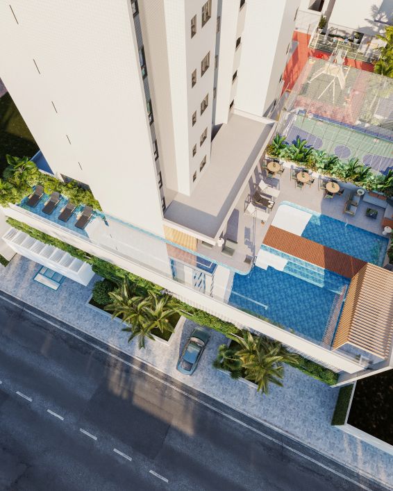 Apartamentos de Alto padrão de 2 e 3 quartos com vista mar no Essence Capim Macio.