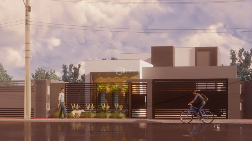 Venda de Casa Impecável em Campo Grande-MS, Bairro Parque Residencial Rita Vieira: 3 Quartos, 1 Suít
