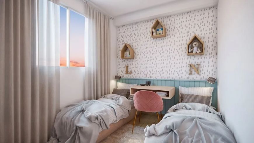 Quadra 03 Cond Giardini Di Fiori Gama 2 Quarto1 Vaga 53m² Lazer completo Ac FGTS