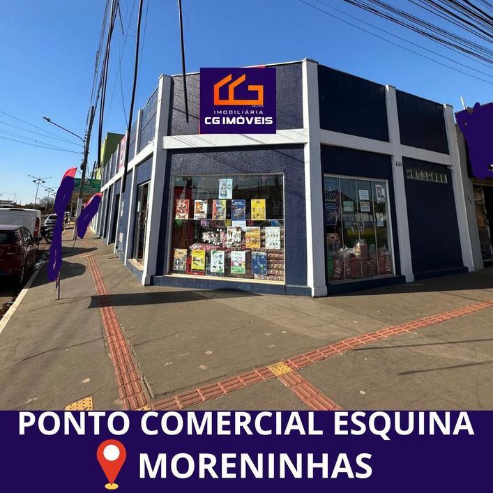 Salão comercial a venda de esquina no bairro Moreninhas em Campo Grande - MS