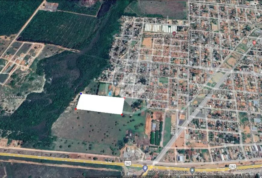 ÁREA DE 3.500 HECTARES EM RIBAS DO RIO PARDO codigo: 109099