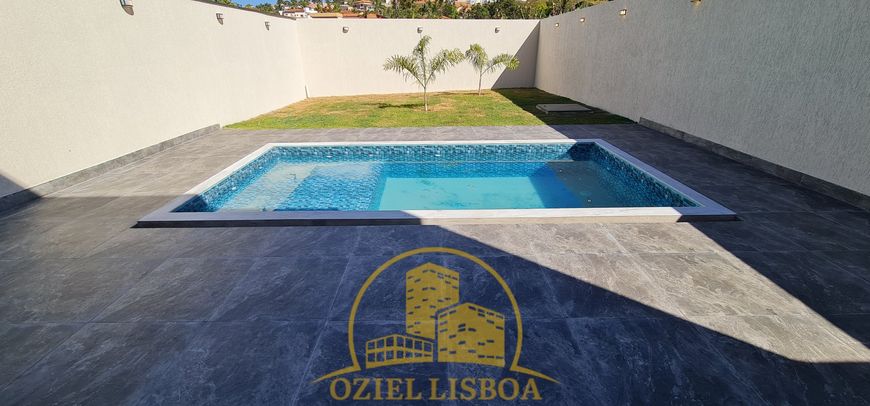 CASA NOVA 3 SUÍTES PISCINA CHURRASQUEIRA LOTE 400m² NASCENTE CONDOMÍNIO RUA 04 VICENTE PIRES