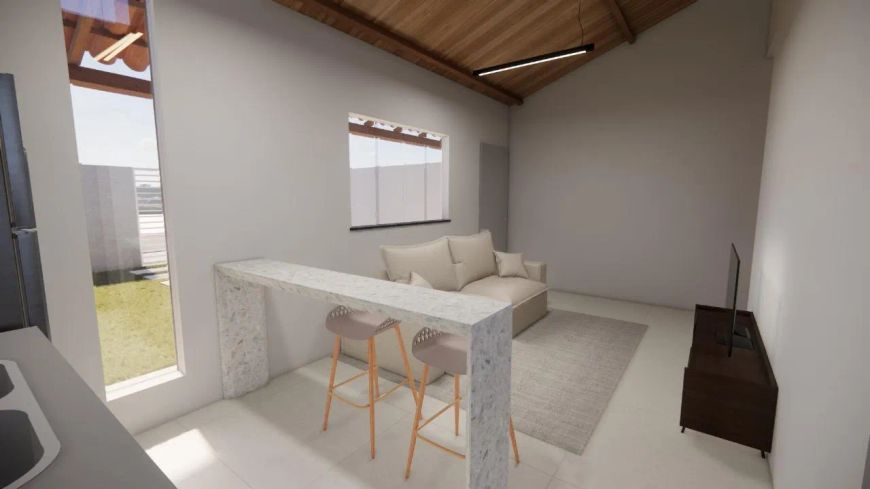 Casa nova com 2 Quartos em Bairro Moreninha
