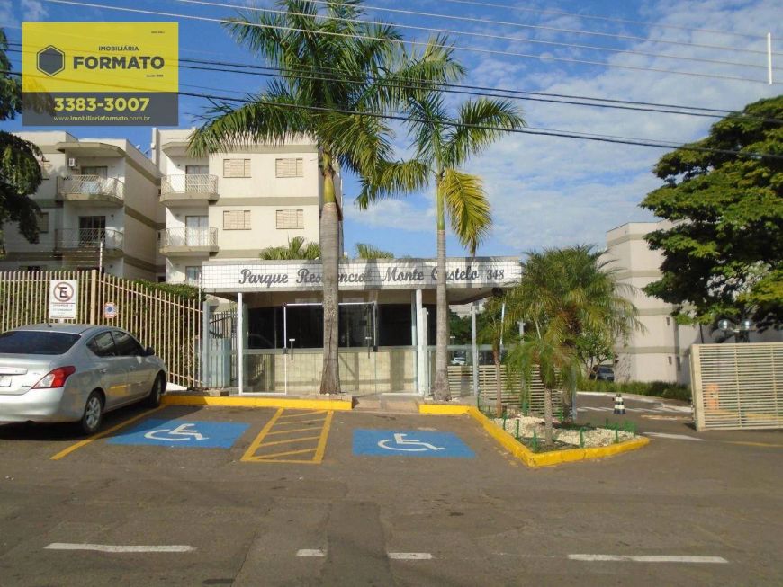 Apartamento com 2 dormitórios para alugar, 70 m² por R$ 1.645,00/mês - Monte Castelo - Campo Grande/