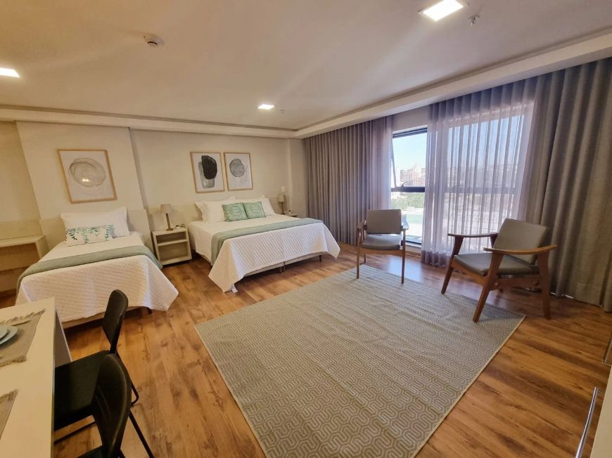 Flat Afonso Pena - 49 metros com 1 quarto em Jardim dos Estados - Campo Grande - MS