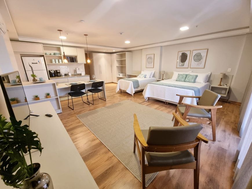 Flat Afonso Pena - 49 metros com 1 quarto em Jardim dos Estados - Campo Grande - MS