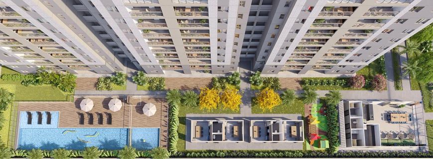 QS 05 Rua 300 Águas Claras LUMI TOWER 2 quartos 59,86m² 1 Vaga Lazer Na Planta