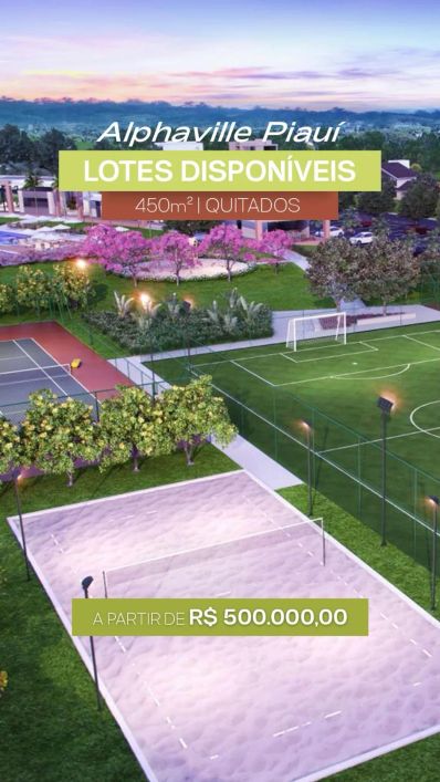 MB LOTES Á VENDA NO ALPHAVILLE PIAUI, 450 m2 - Teresina - PI