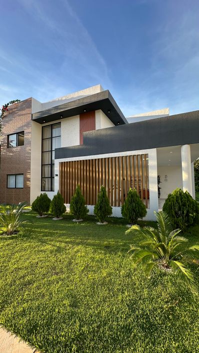 CN Casa duplex condomínio Terra dos Pássaros, 4 suítes, 273m², área gourmet, piscina, móveis plane..