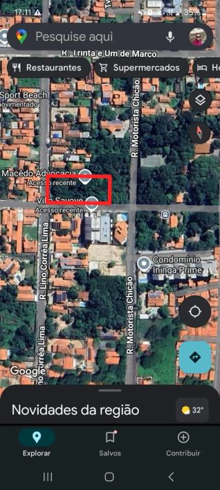 Terreno no Planalto Ininga medindo 80X40 de esquina bem localizado com registro de imóvel