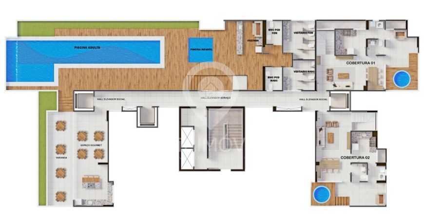 Carnaúba Palace , lançamento 68m2