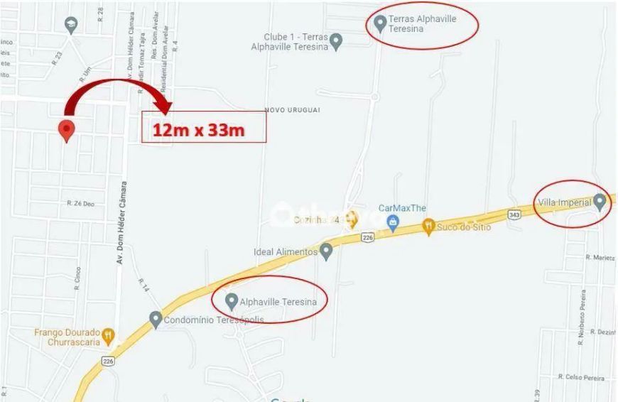 Terreno à venda, 396 m² por R$ 140.000 - Vale Quem Tem - Teresina/PI