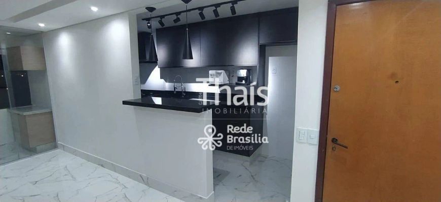 QI 25 Edifício Santorini | Apartamento reformado com 2 quartos - sendo 1 suíte - 1 vaga - área de la