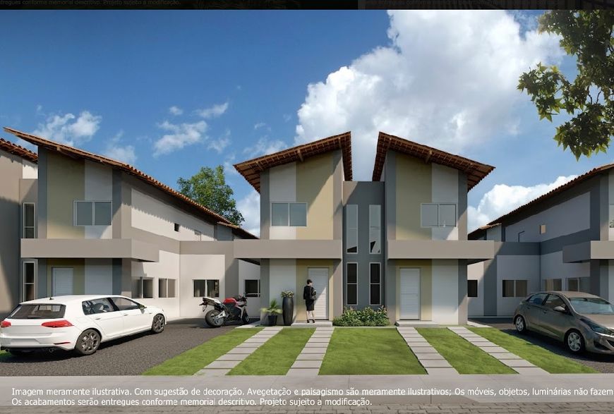 Casa de condomínio fechado para venda tem 73 m2com 3 quartos em Vale Quem Tem - Teresina - Piauí