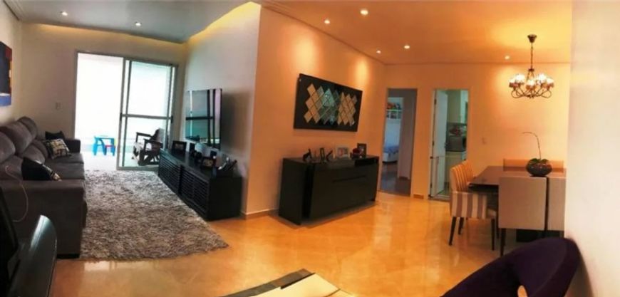 Apartamento 130m² 3 dormitórios sendo 1 suíte e Lazer completo – R$ 850.000,00