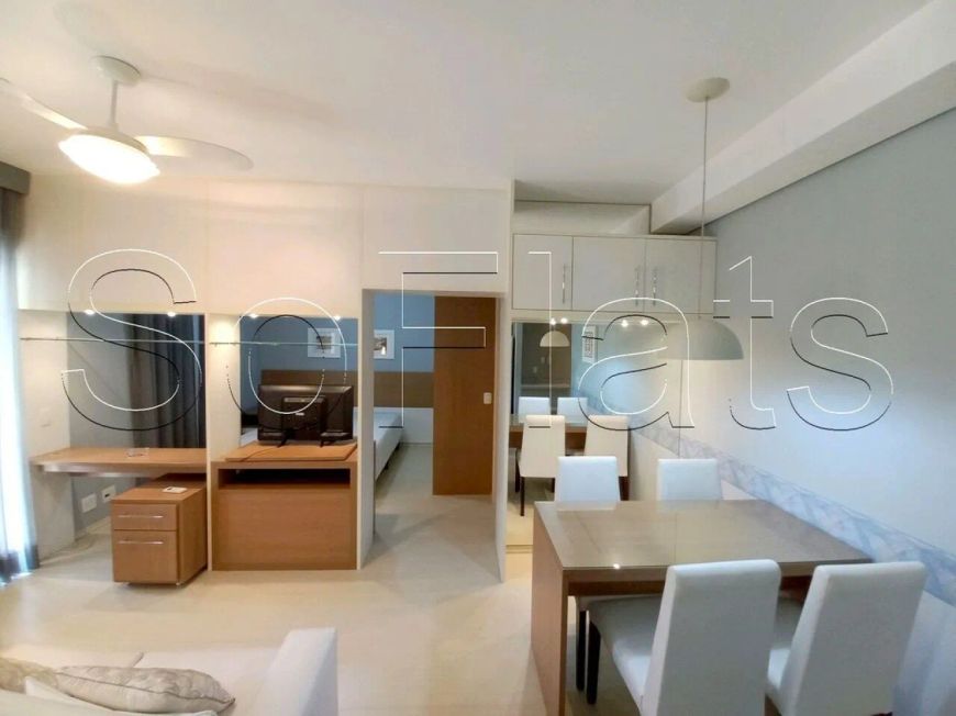 Flat próx ao Parque Trianon, Parque Mario Covas e a Rua Augusta, totalmente mobiliado.