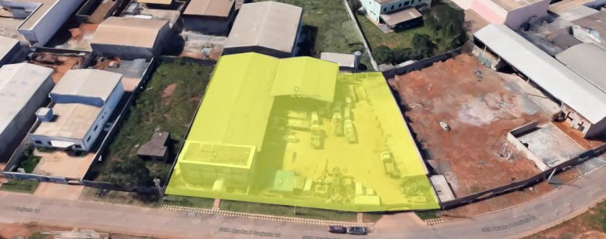 Galpão com aproximadamente 900m² em Terreno com 2.645,78m² na Cidade do Automóvel, DF