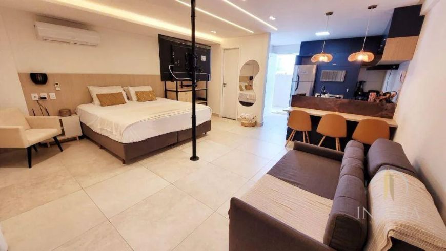 Flat com 1 dormitório à venda, 37 m² por R$ 570.000,00 - Cabo Branco - João Pessoa/PB