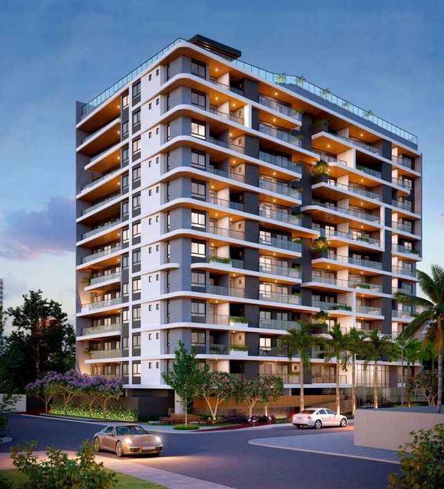 Apartamentos de 2 quartos em construção na praia de Tambaú em João pessoa