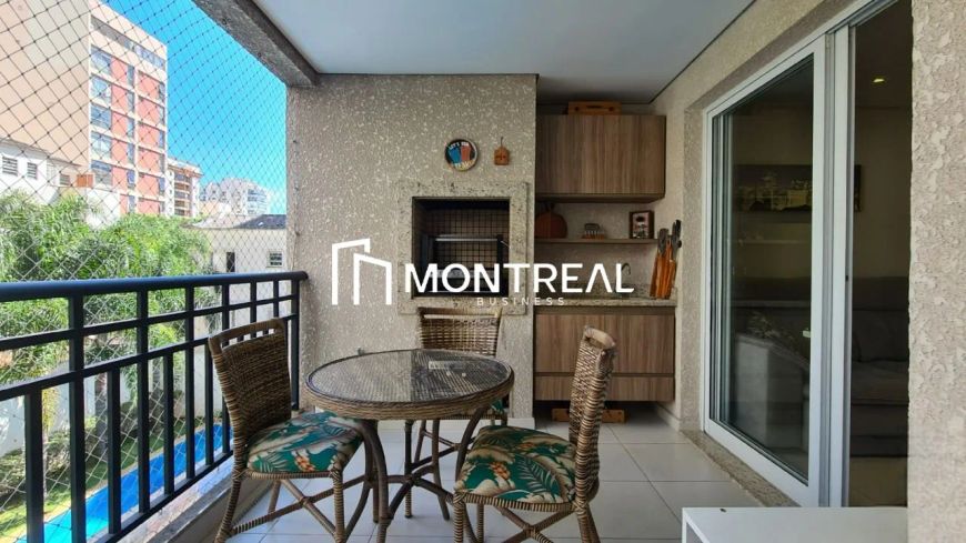 APARTAMENTO 100% MOBILIADO À VENDA EM PERDIZES, 2 SUÍTES. 2 VAGAS DE GARAGEM DETERMINADAS.
