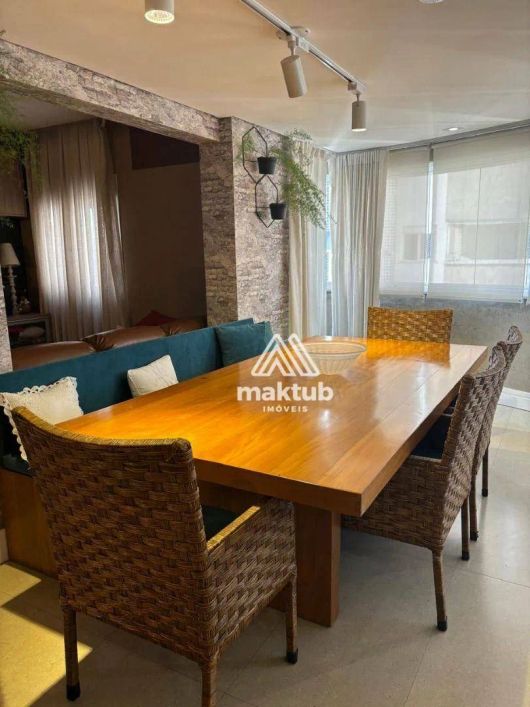 Apartamento com 3 dormitórios à venda, 126 m² por R$ 1.450.000,00 - Vila Scarpelli - Santo André/SP