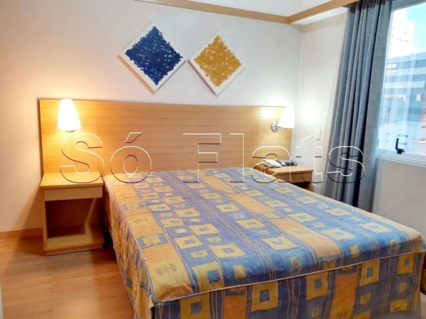 Paulista Classic, flat disponível para locação contendo 28m², 1 dormitório e 1 vaga de garagem.