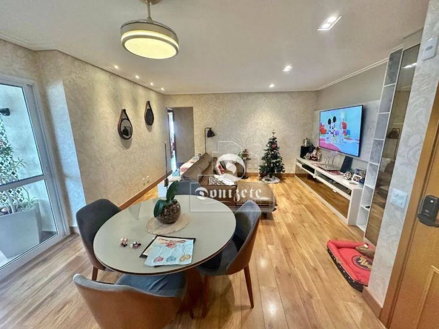 Apartamento com 3 dormitórios à venda, 126 m² por R$ 1.436.000,00 - Vila Scarpelli - Santo André/SP