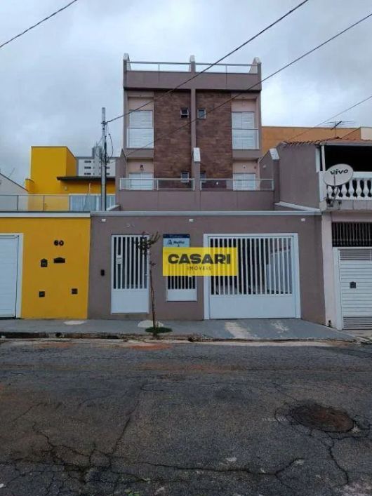 Cobertura com 2 dormitórios à venda, 90 m² - Bangu - Santo André/SP