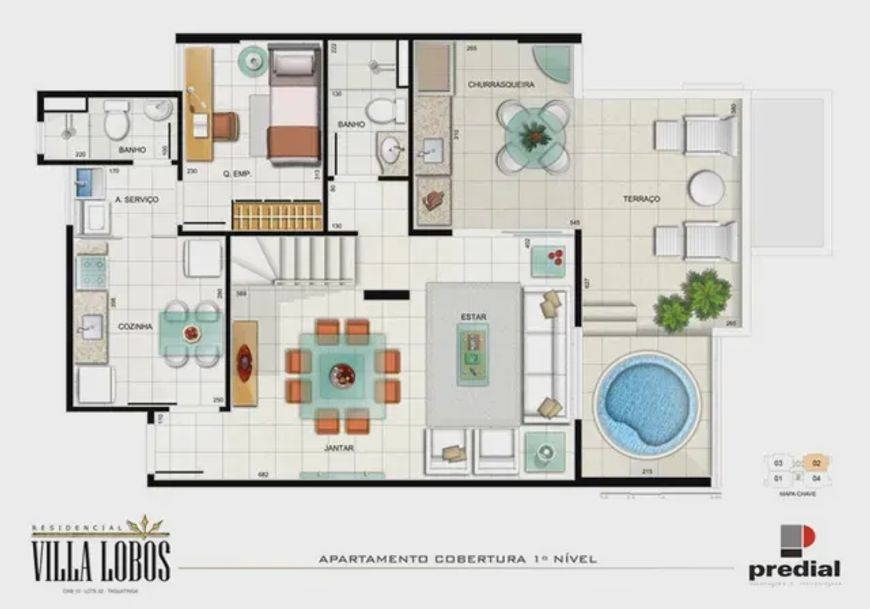 Vendo Cobertura duplex 3 quartos - CNB 10 Taguatinga Norte