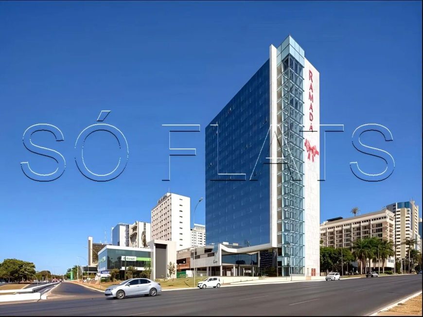 Flat Ramada Wyndham Brasília Alvorada, apto disponível para venda com 24m²