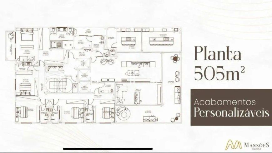 Apartamento com 5 dormitórios à venda, 505 m² por R$ 4.344.000,00 - Jardim Aquarius - São José dos C