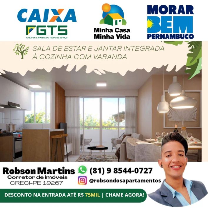 DOIS CARNEIROS | MINHA CASA, MINHA VIDA | 2 QUARTOS MENSAIS A PARTIR DE R$400