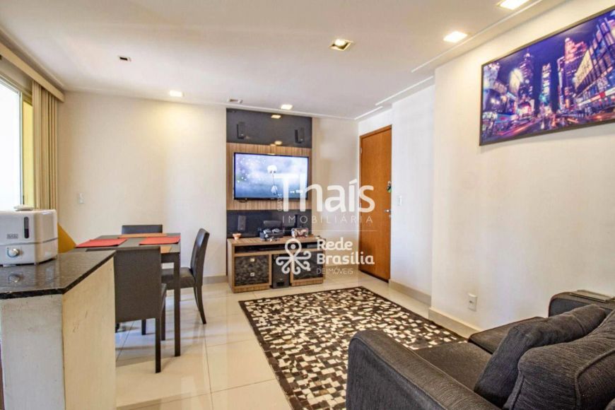 Rua 36 Sul Chateau Valois 2 quartos sendo 1 suite lazer completo sala com varanda - Águas Claras