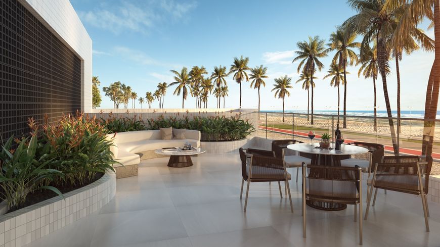 APARTAMENTO NA BEIRA MAR DA PRAIA DE PIEDADE - VISTA PARA O MAR - 4 QUARTOS